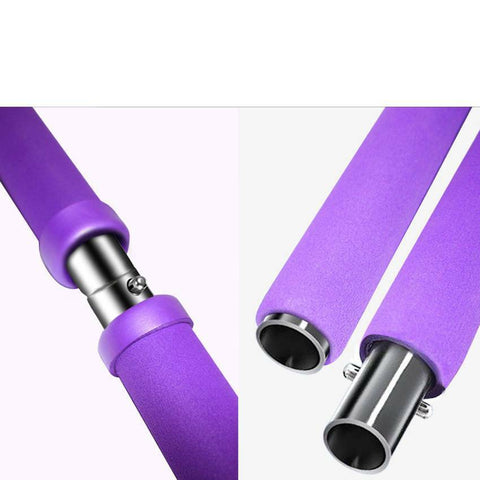 Pilates Stick Home Fitness Exercise For Women Foot Pedal Resistance Band