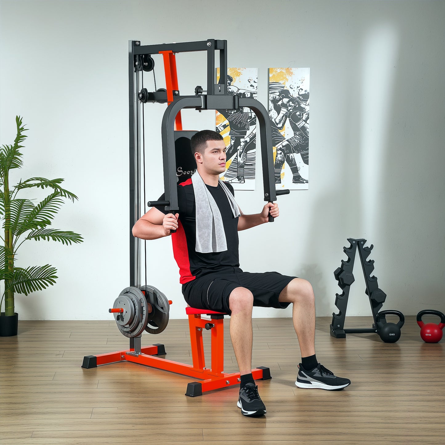 Chest Fly And Chest Press Machine For Back, Pectoral, Rear Deltoid And Shoulder Training